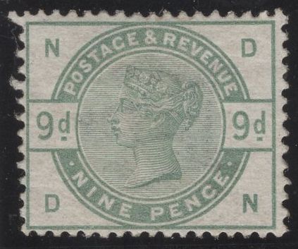 133628 1883-1884 LILAC AND GREEN SET IN GOOD TO FINE MINT CONDITION.