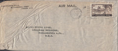 102925 - 1959 MAIL LONDON TO THE USA/2/6 CASTLE.