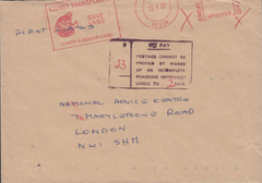 105913 - 1987 SURCHARGED MAIL DUE TO INCOMPLETE METER MARK.