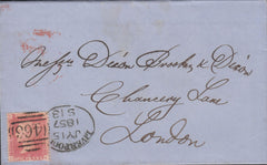107336 - 1857 PL.31 PALE RED TRANSITIONAL SHADE (SPEC C9(3)/LIVERPOOL SPOON TYPE A13 RECUT.