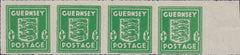 108032 - 1941 GUERNSEY ½D ARMS VARIETY IMPERF BETWEEN VERTICALLY - UNUSED (SG1h).