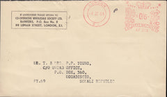 108459 - 1964 METER MAIL LONDON TO SOMALI REPUBLIC.