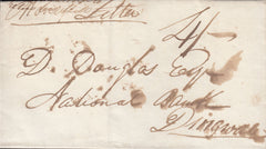 109243 - 1833 MONEY LETTER LOCHALSH TO DINGWALL.
