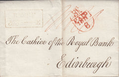 109258 - 1811 INTER BANKING MAIL BANFF TO EDINBURGH.