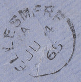 109431 - 1865 REGISTERED MAIL BIRKENHEAD TO ELLESMERE SALOP/PL.94 (SG43).