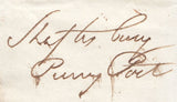 111330 - 1839 MANUSCRIPT "SHAFTESBURY PENNY POST" ON ENTIRE TO ANDOVER.
