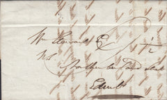 111818 - 1831 SCOTLAND/"LOCKERBY" HAND STAMP.