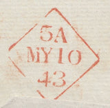 112446 LONDON NUMBER "6" IN MALTESE CROSS ON COVER (SPEC B1uf).