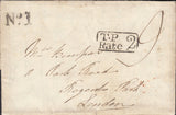 112654 1828 HANTS/"STOCKBRIDGE PENNY POST" (HA1389).