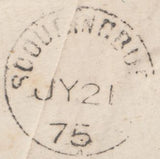 114410 DUNDEE DOTTED CIRCLE TYPE A2 (RA27) ON COVER.