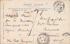 117162 1908 UNPAID MAIL PARKSTONE TO BROADSTONE (DORSET).