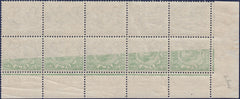 122275 1911 ½D DOWNEY DIE 2 WATERMARK SIMPLE CYPHER (SG344) BLOCK OF TEN WITH PARTIAL OFFSET.