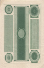123111 1936 REPRINT FROM THE ORIGINAL PERKINS BACON PLATE FOR THE BACKGROUND OF THE LINE ENGRAVED ISSUES (SPEC DP9c).