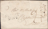 123326 1797 'FLEET ST N.1' RECEIVING HOUSE HAND STAMP LONDON PENNY POST (L418).