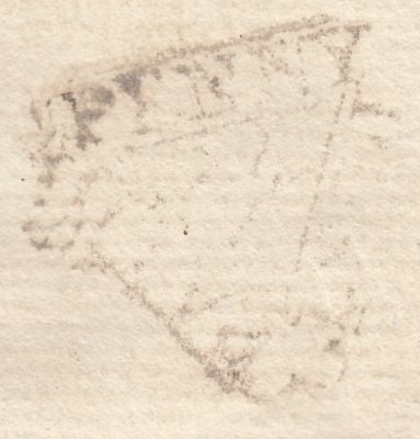 123335 1773 MAIL GROSVENOR SQUARE TO LINCOLNS INN WITH 'REEVE' POSTMASTER'S HAND STAMP.