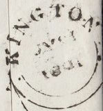 125312 1841 KINGTON (HEREFORD) PART SOLID MALTESE CROSS ON COVER TO HEREFORD.