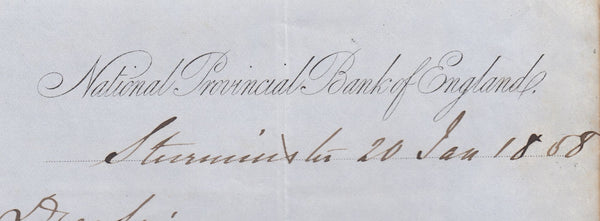126132 1858 MAIL STURMINSTER NEWTON TO SHAFTESBURY WITH '996' NUMERAL OF STURMINSTER NEWTON.