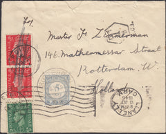 126363 1946 UNDERPAID MAIL LLANELLY (CARMS) TO HOLLAND.