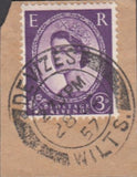 128620 1954-1960 POST MARKS/CHARGE MARKS OF DEVIZES (4 ITEMS).