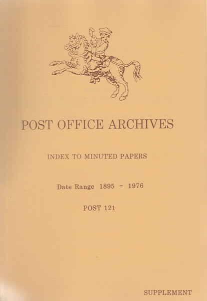 129094 'POST OFFICE ARCHIVES: INDEX TO MINUTED PAPERS'.