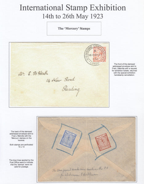 129475 COLLECTION LONDON INTERNATIONAL STAMP EXHIBITION HELD IN MAY 1923.
