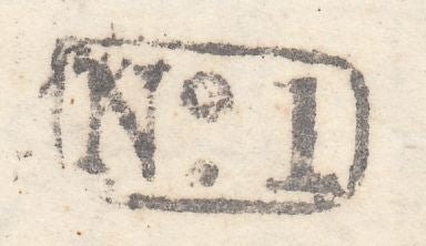 129637 CIRCA 1834-1840 MAIL ABERFORD NEAR LEEDS TO BEVERLEY WITH 'WETHERBY/PENNY POST' HAND STAMP (YK3142).