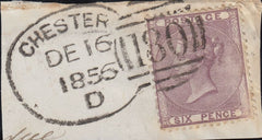 129884 1856 PIECE WITH 6D DEEP LILAC (SG69) 'CHESTER/180' SPOON TYPE B (RA31).