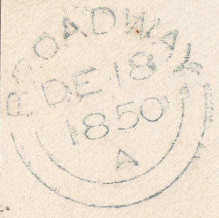 131449 1850 PRINTED 'RETURNED LETTER' WRAPPER FROM 'DEAD-LETTER OFFICE' LONDON TO BROADWAY.