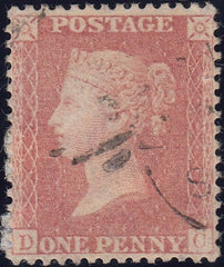 132567 1857 DIE 2 1D PL.47 (SG40)(DC WITH CONSTANT VARIETY).
