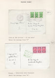 134952 CIRCA 1965-1996 COLLECTION OF ALLOWED/DISALLOWED ECCENTRIC POST CARDS.