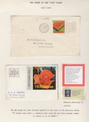 134953 CIRCA 1967-89 'FUN PHILATELY' COLLECTION OF ALLOWED/DISALLOWED ECCENTRIC USAGES (42 COVERS).