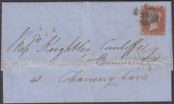 31737 - RESERVE Pl.6 (BJ) S.C.14 (SG22). 1855 wrapper used locally...