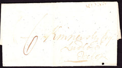 41122 - 1797 letter Upton Bishop to Ludlow with fair strik...