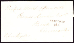 41248 - 1804 HEREFORD/FREE MAIL HEREFORD TO CIRENCESTER. Wrapper Hereford to Stroud, sent without char...