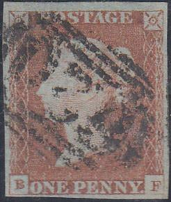41574 - 1846 1D PL.66 (BF)(SG8). Good used example lettere...