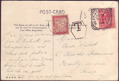 52035 - 1904 UNDERPAID MAIL LONDON TO PARIS.