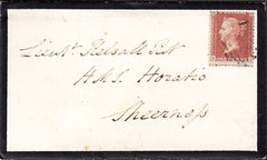 57822 - MARITIME/Pl.16(SJ)(SPEC C6). 1856 Mourning envelop...