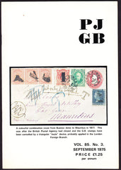 61578 - THE PHILATELIC JOURNAL OF GREAT BRITAIN. Vol. 85. ...