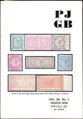 61580 - THE PHILATELIC JOURNAL OF GREAT BRITAIN. Vol. 86. ...