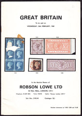 64126 - ROBSON LOWE GREAT BRITAIN SPECIALISED 1969 26th Fe...