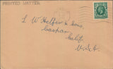 66058 - UK PRINTED MATTER RATE 1915-1937. A fine group of 7 usages