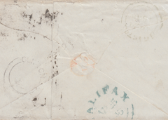 66388 - BRISTOL CLIFTON UDC/PLATE 46 (SK). 1845 envelope (opened out for display) Br...