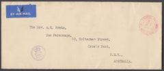 66933 1953 OFFICIAL MAIL/'CROWN EIIR' CACHET. Large envelope ( 271x93) London