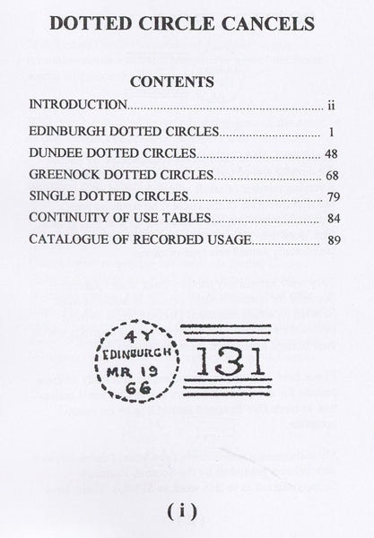 68923 - DOTTED CIRCLE CANCELS BY R ARUNDEL. Fine copy of t...
