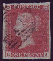 75145 - 1853 1d pl.166(EJ) (SG8). A fine used example lettered...