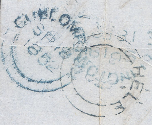 76375 - THE "214" NUMERAL OF CULLOMPTON IN BLUE ON COVER (SPE...