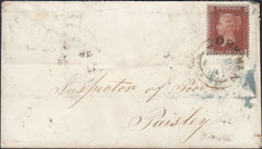 76965 'DRYMEN' TYPE XX SCOTS LOCAL (CO.STIRLING) ON COVER. Envelope