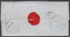 77231 - 'NEWCASTLETON' SCOTS LOCAL HAND STAMP USED AS A BA...
