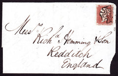 77309 - 1841 1D RED PLATE 1B (RD)(SG7). A fine used exampl...