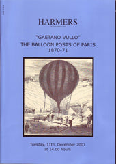 78327 - HARMERS - "GAETANO VULLO" THE BALLOON POSTS OF PAR...